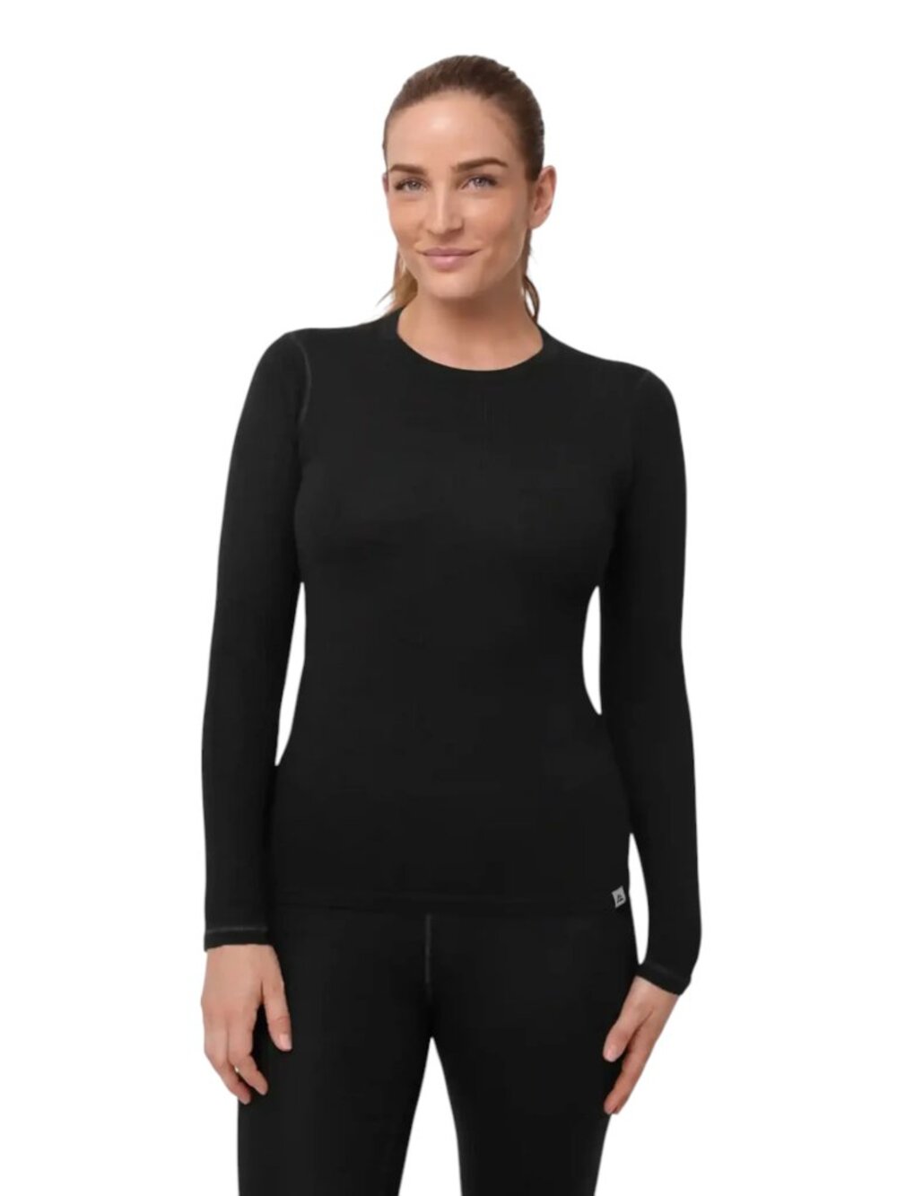 Like New DANISH ENDURANCE Core Merino Baselayer Shirt Black US M